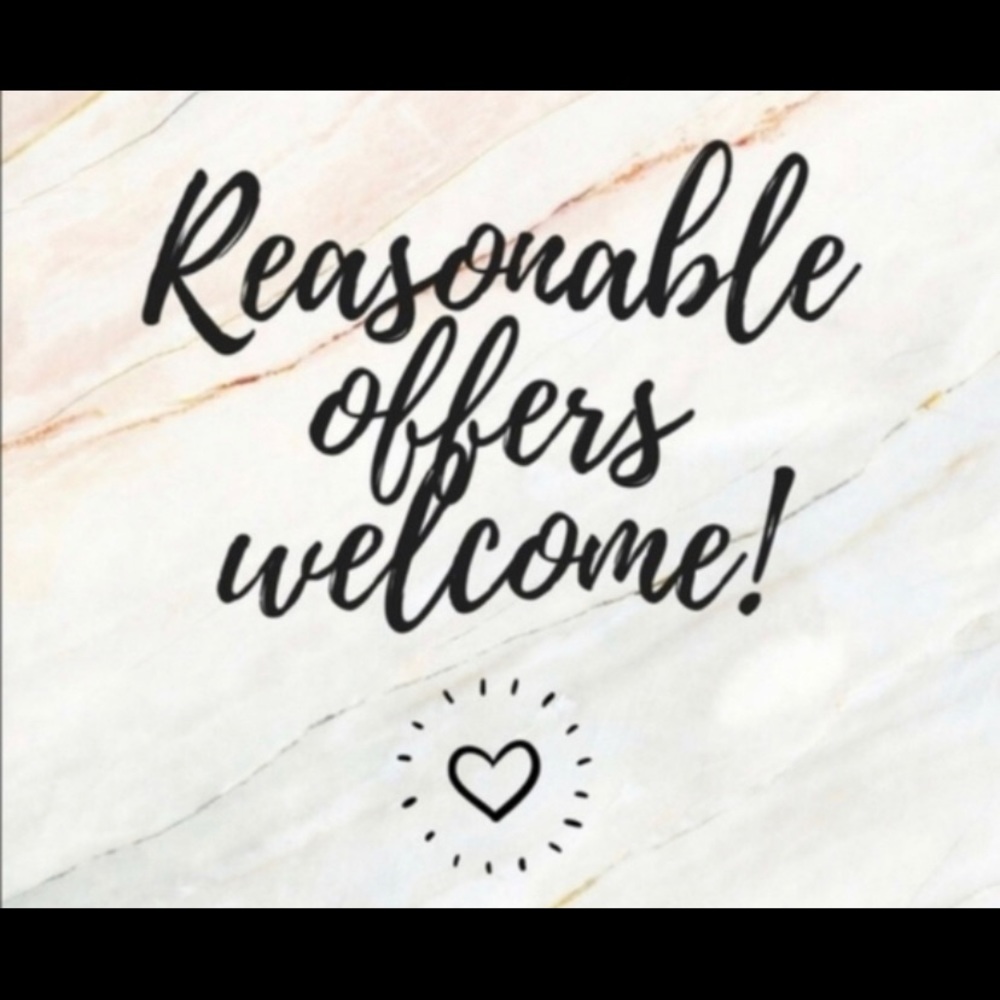 Reasonable offers welcome!